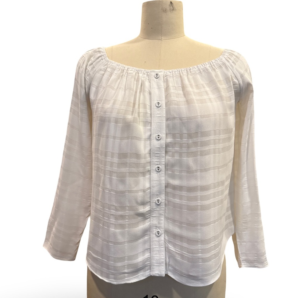 Tullarosa White Women's Button-Up Top